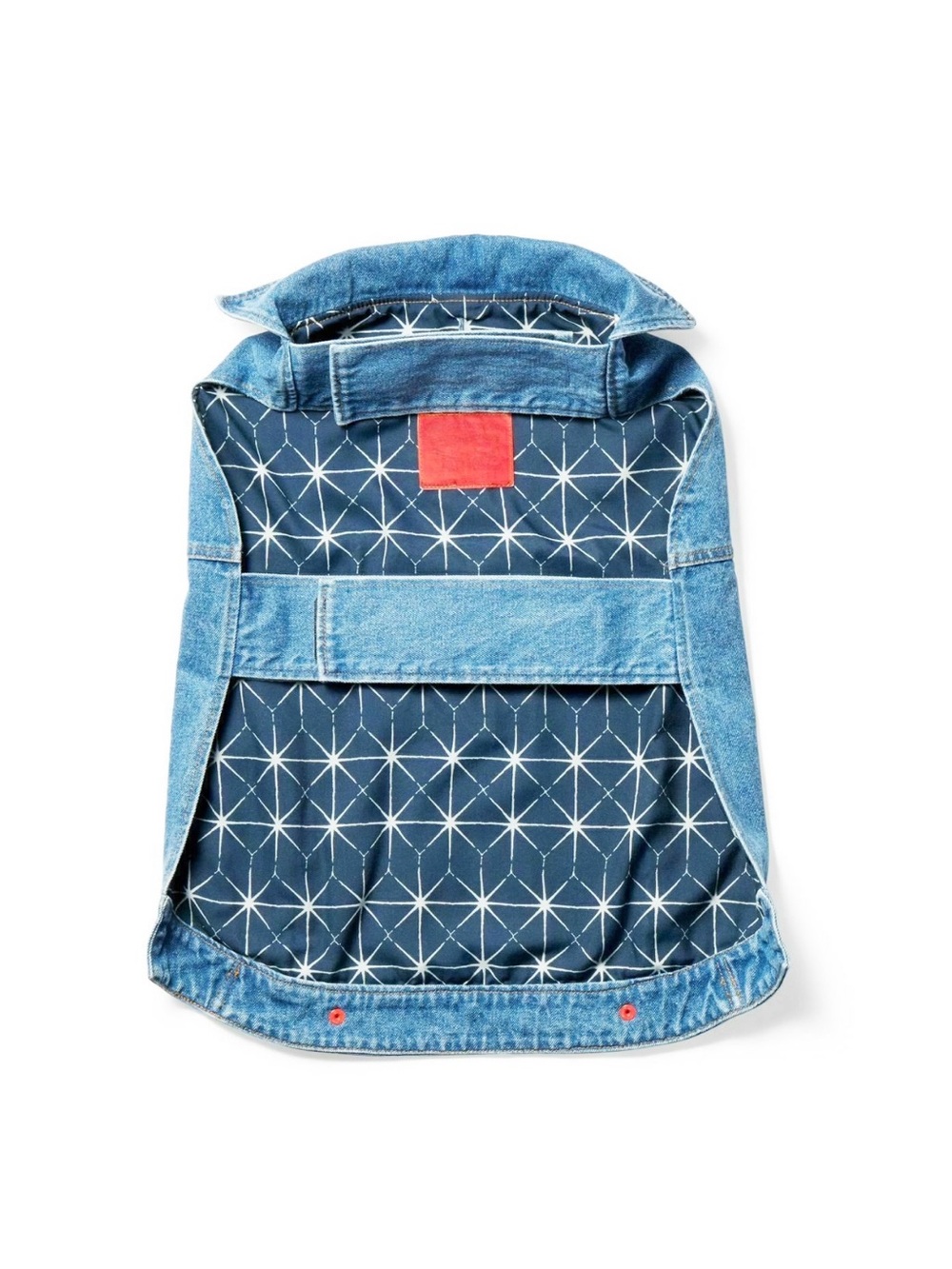 Levi's x Target dog denim trucker jacket, star-patterned lining Size Large - Picture 2 of 5